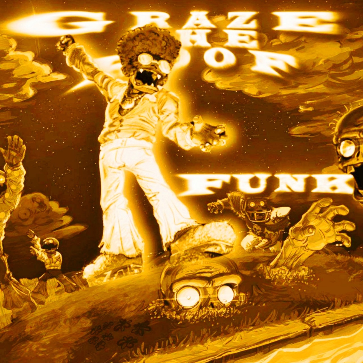 Graze The Roof Funk - Single by KRKVMA, LXSEMXNZG & DJ SHXNTE album cover