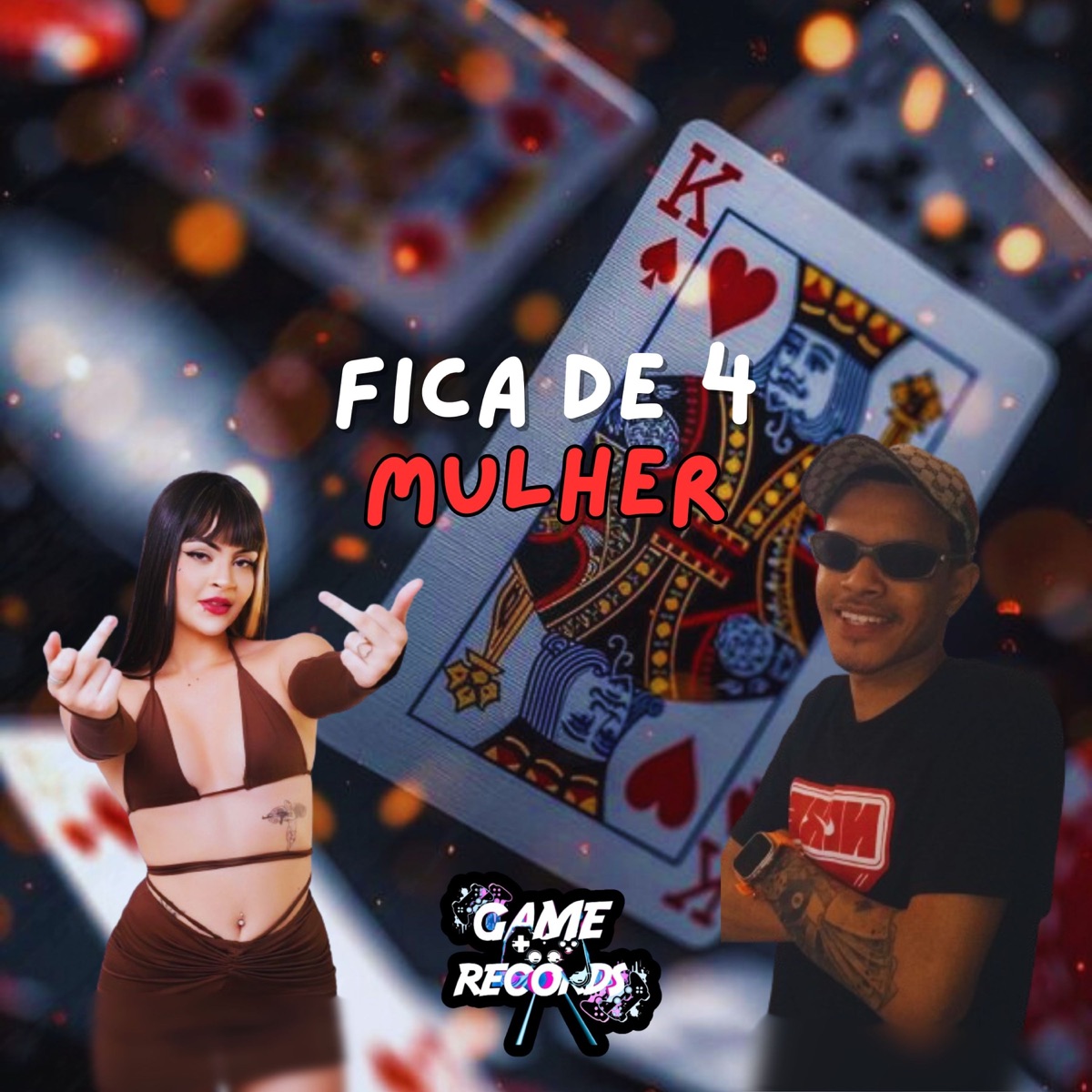 Fica de 4 Mulher - Single by DJ JD OFICIAL, DJ LAU & Game Records album cover