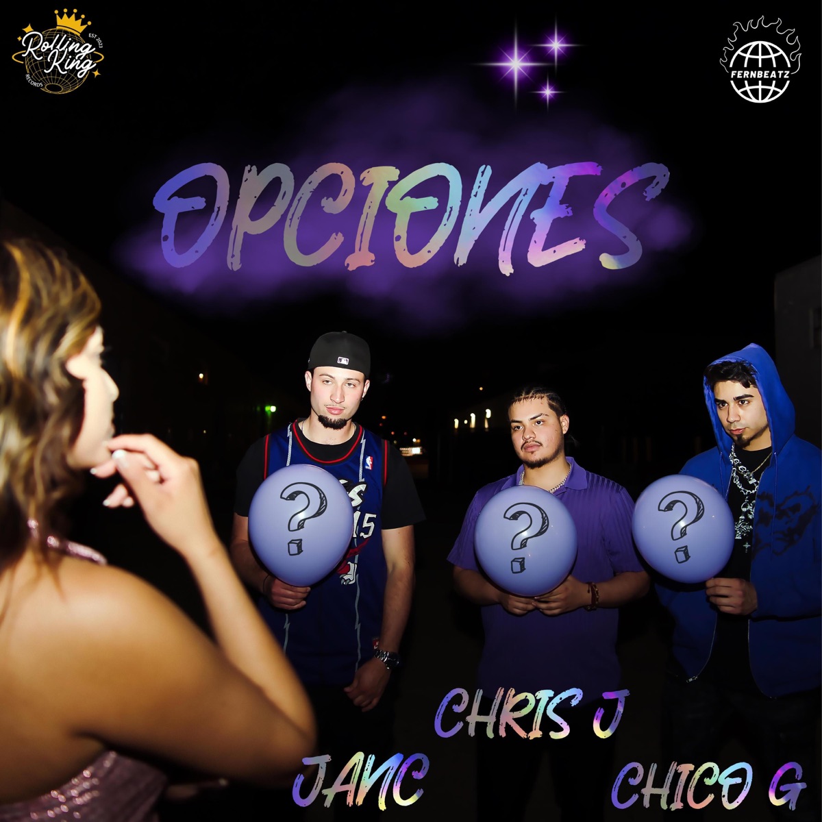 OPCIONES (feat. FernBeatz) - Single by Chico G, JANC & Chris J album cover