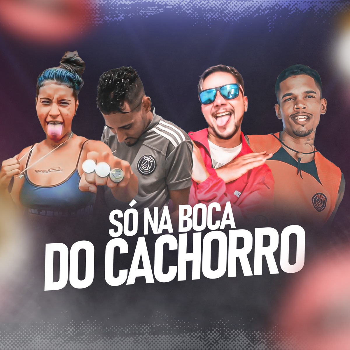 Só na Boca do Cachorro - Single by Henrique P, rodrigo enigma, MC Pam & Zeca Limara album cover