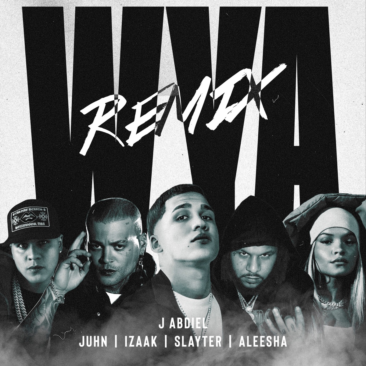 WYA (REMIX WHITE) [feat. J Abdiel & iZaak] - Single by Juhn, Slayter & Aleesha album cover