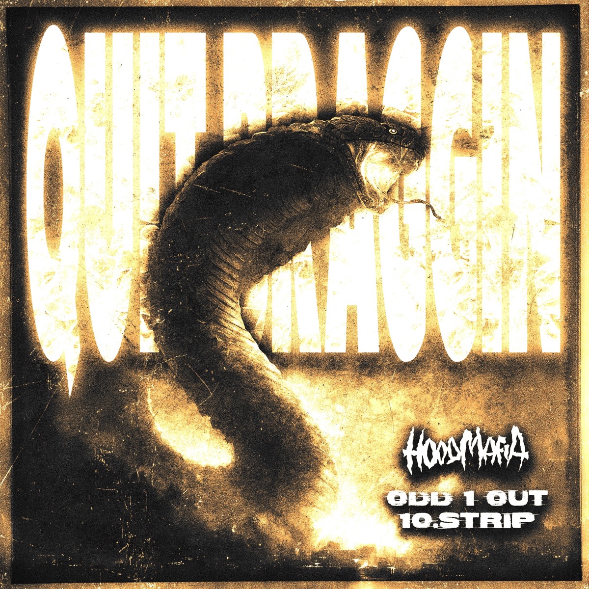 QUIT BRAGGIN - Single by HOODMAFIA, Odd 1 Out & 10STRIP album cover