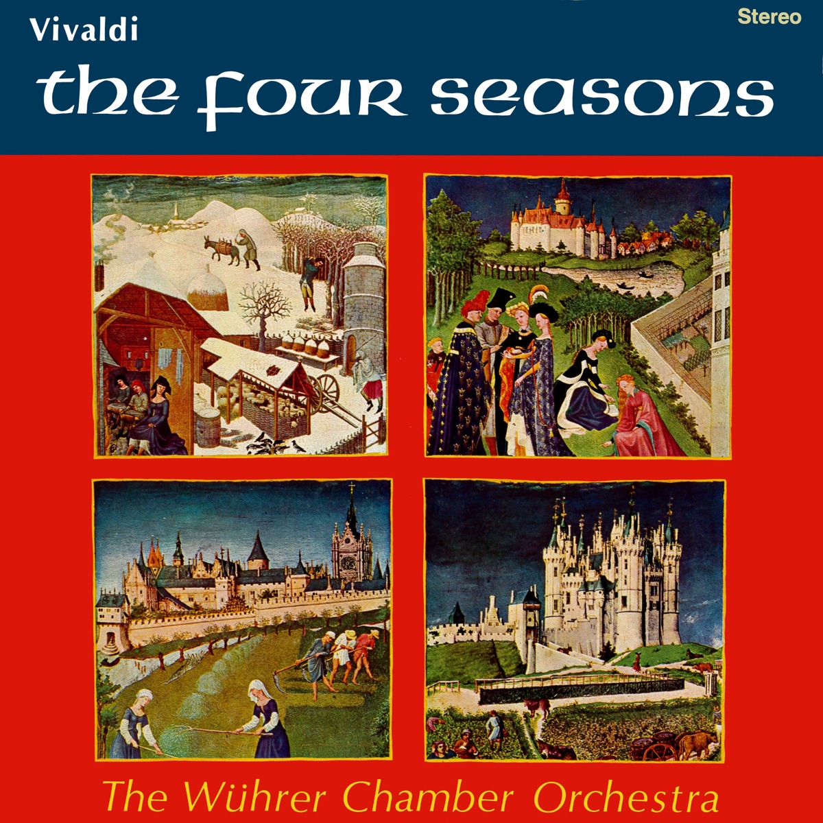 Vivaldi - The Four Seasons (2024 Remaster from the Original Alshire Tapes) by Wührer Chamber Orchestra & Friedrich Wührer album cover