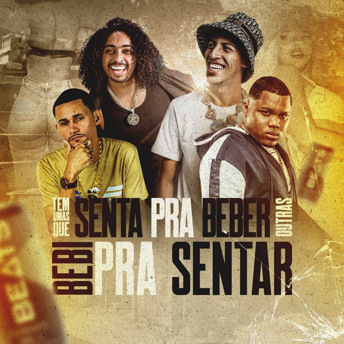 Tem Umas Que Senta pra Beber, Outras Bebi pra Sentar (feat. DJ BILHA DO CAMPO BELO) - Single by MC FG, Mc Aleff & mc pl alves album cover