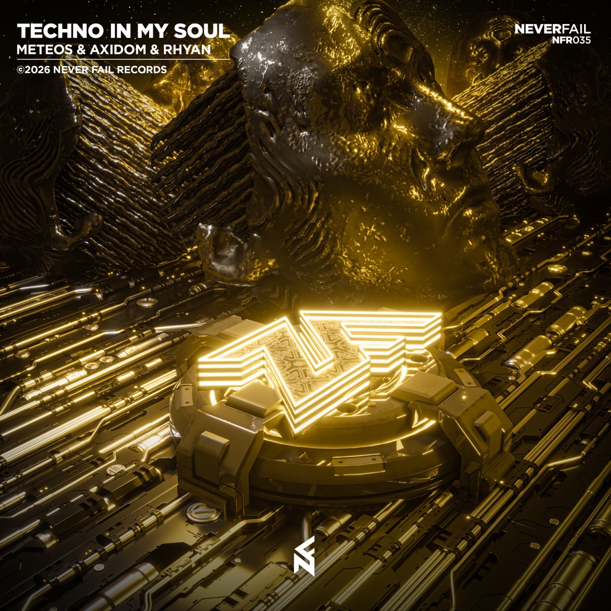 Techno in My Soul - Single by Meteos, Axidom & Rhyan album cover