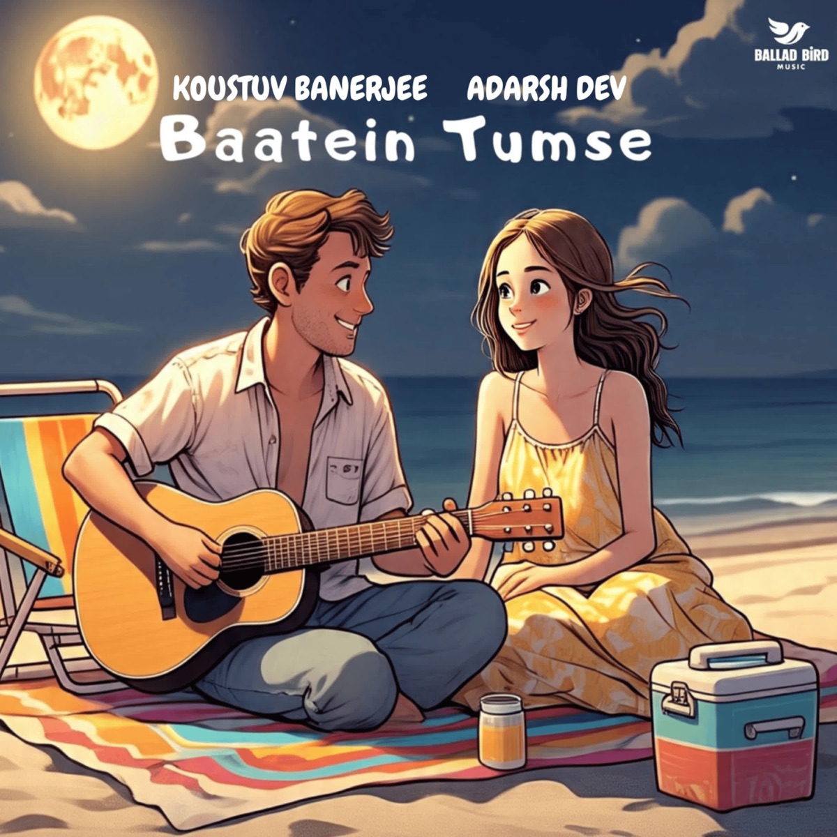 Baatein Tumse - Single by Koustuv Banerjee & Adarsh Dev album cover