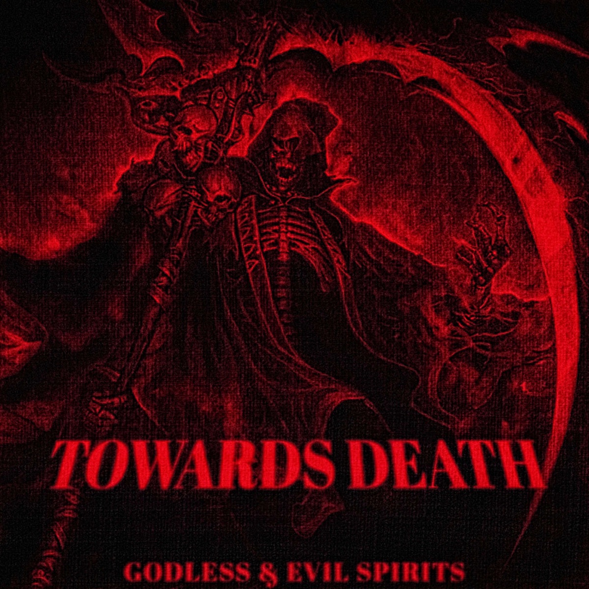 TOWARDS DEATH (feat. EVIL $PIRITS) - Single by GODLESS album cover