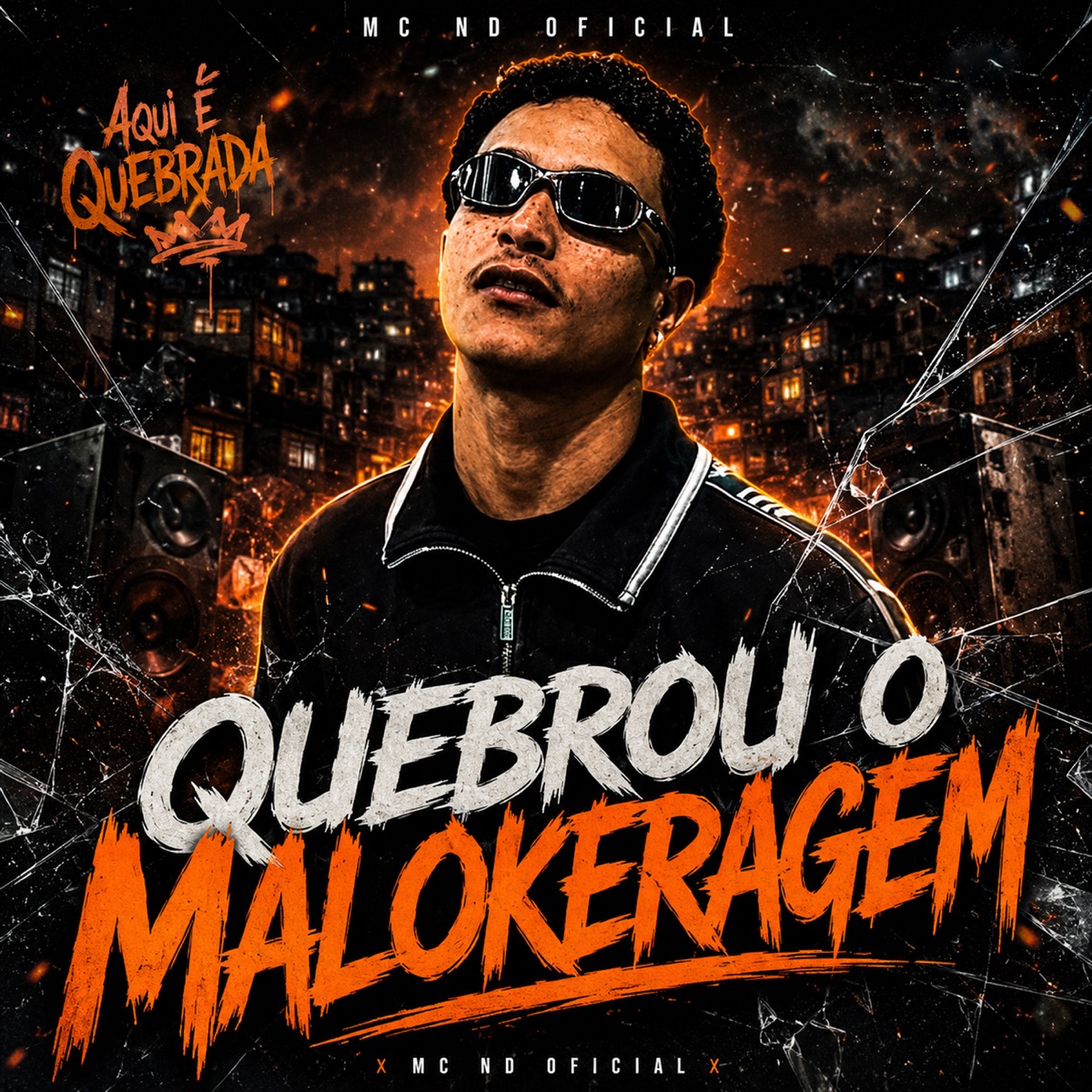 Quebrou o Malokeragem - Single by MC Nd oficial album cover