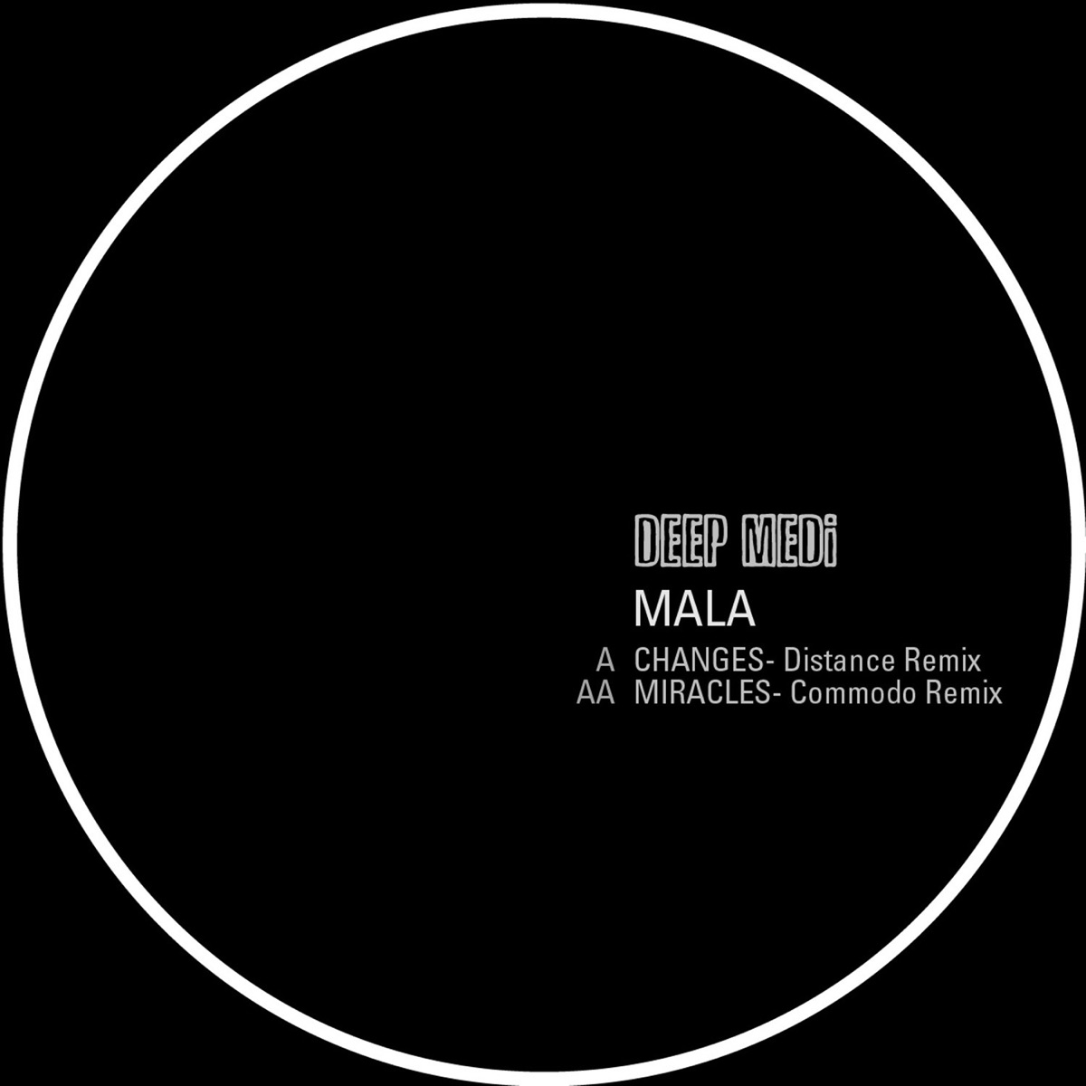 Changes (Distance Remix) / Miracles [Commodo Remix] - Single by Mala album cover