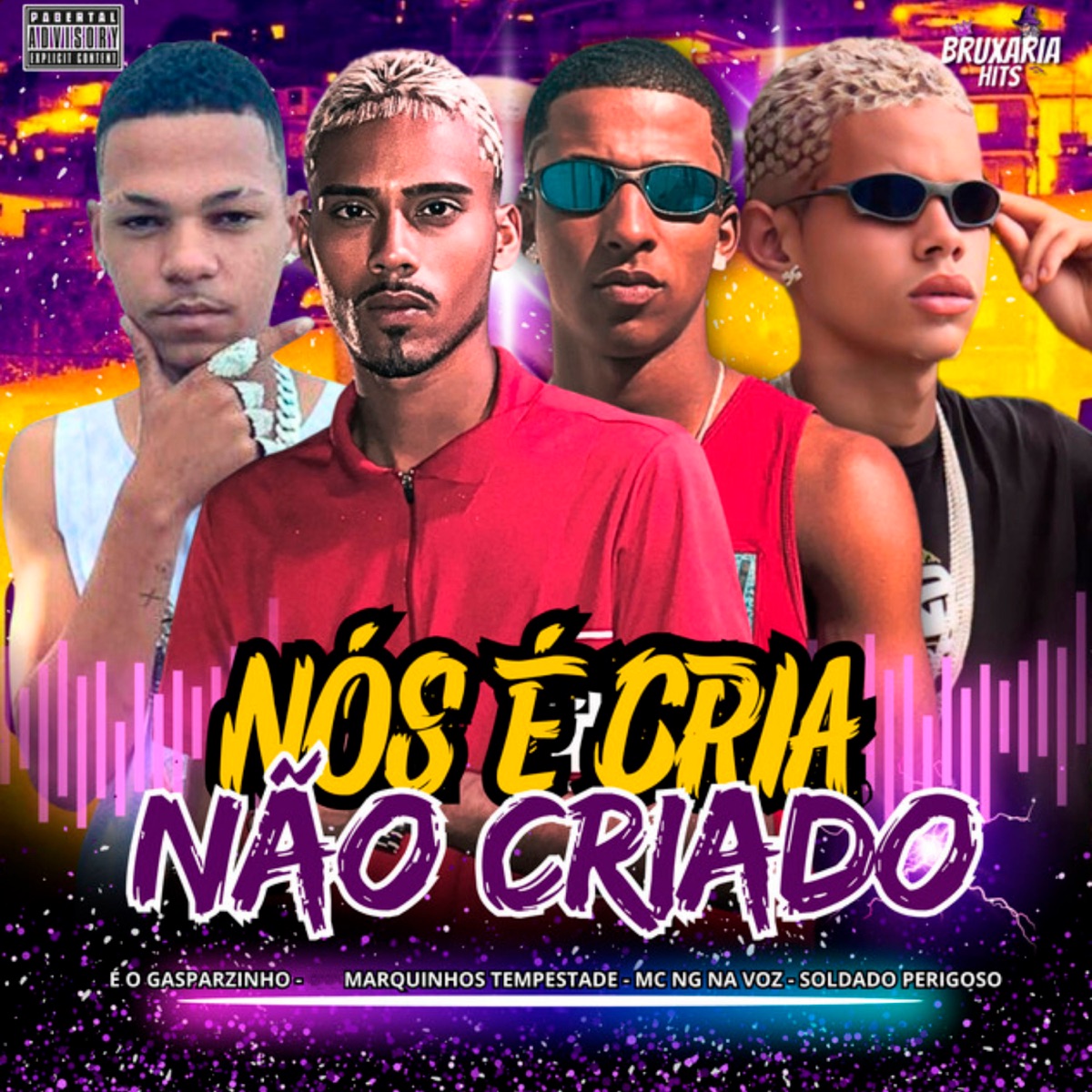 Nós É Cria, Não Criado (feat. É o Gasparzinho) - Single by Marquinhos Tempestade, Mc Ng Na Voz & Soldado Perigoso album cover