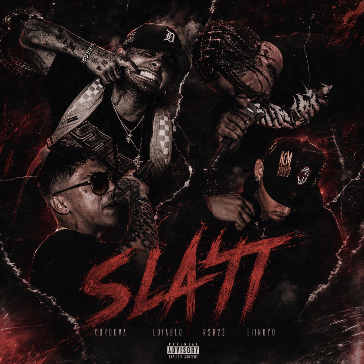 SLATT (feat. L diablo, R$H2$ & EIINOYO) - Single by Cordova album cover
