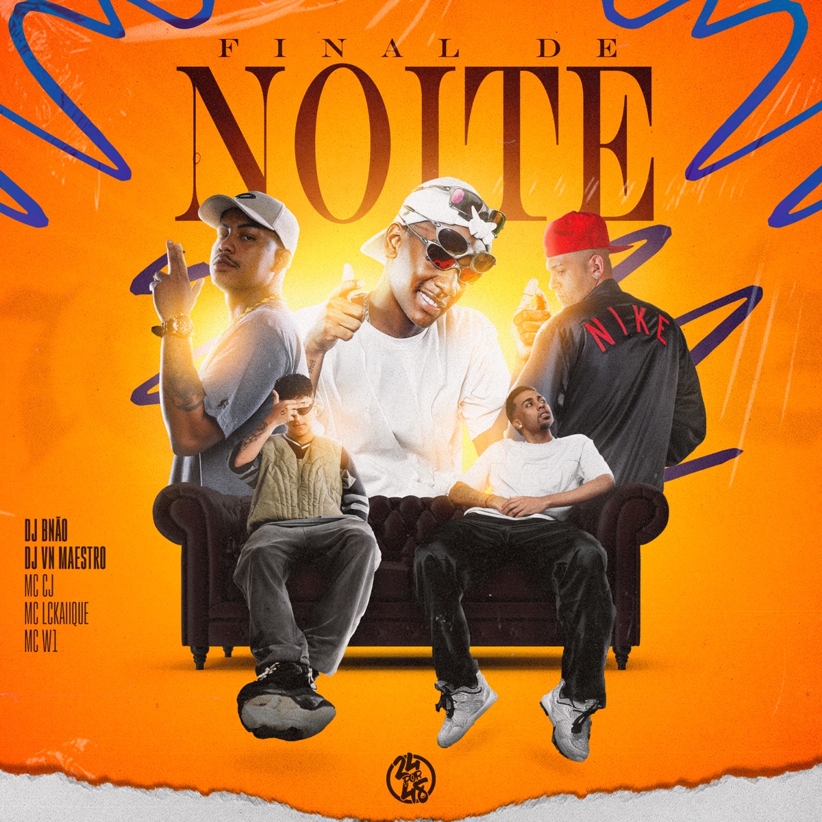 Final de Noite (feat. MC CJ & Mc LcKaiique) - Single by Dj Bnão, Dj Vn Maestro & MC W1 album cover