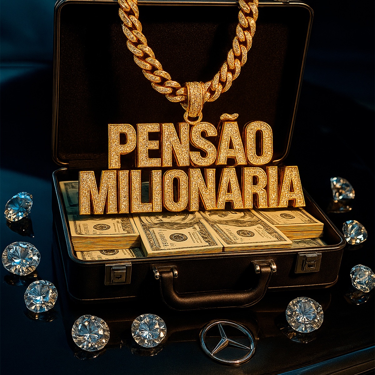 Pensão Milionária - Single by Mc Lucas MDS, MC Menor Kay, MC MENOR SAVOY & dj game beat album cover
