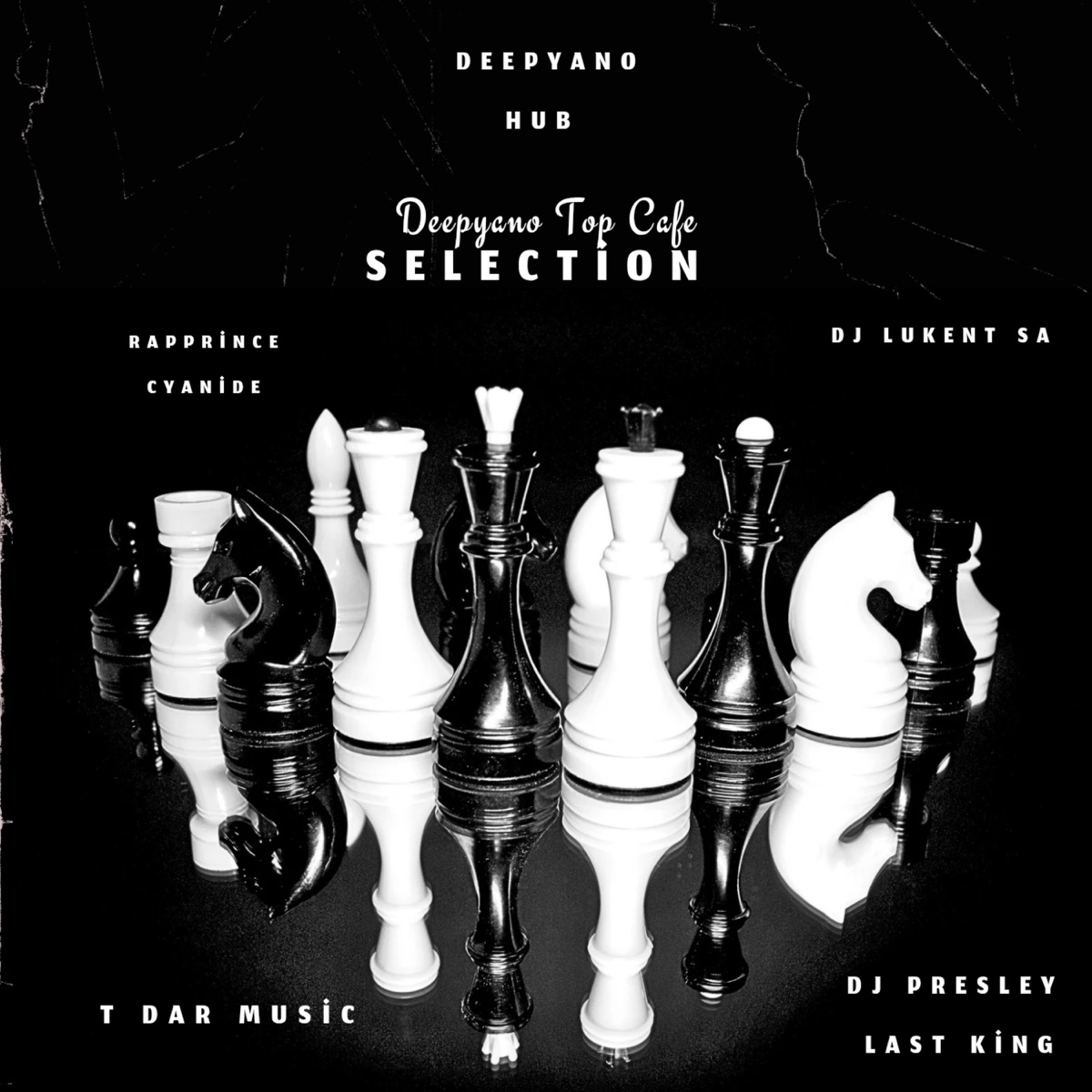 Deepyano Top Cafe Selection (Album) by DJ Presley Last King, T dar Music, DJ Lukent SA & Rapprince Cyanide album cover