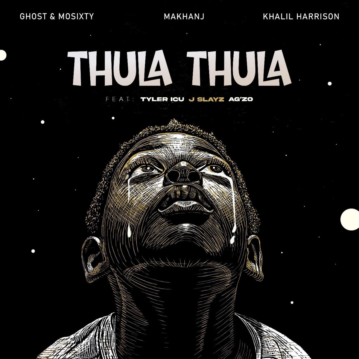 Thula Thula (feat. Mosixty, A'gzo, J Slayz & Tyler ICU) - Single by Ghost Da Catalyst, Makhanj & Khalil Harrison album cover