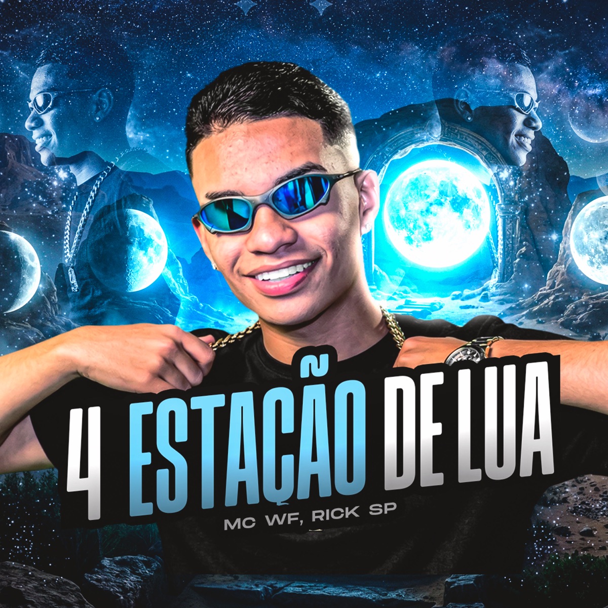 4 Estação De Lua - Single by Mc Wf & ricksp album cover