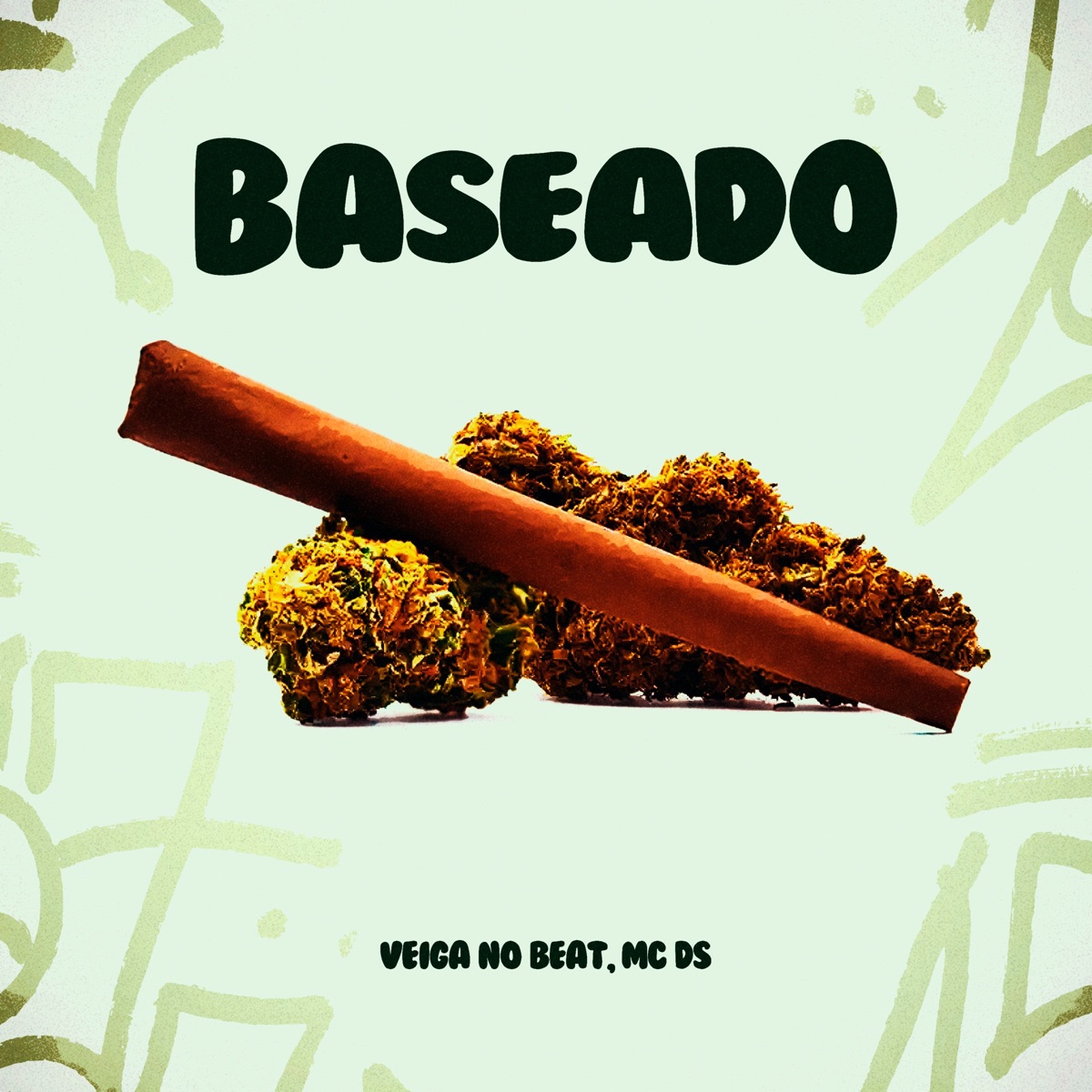 Baseado - Single by MC DS & Veiga no beat album cover
