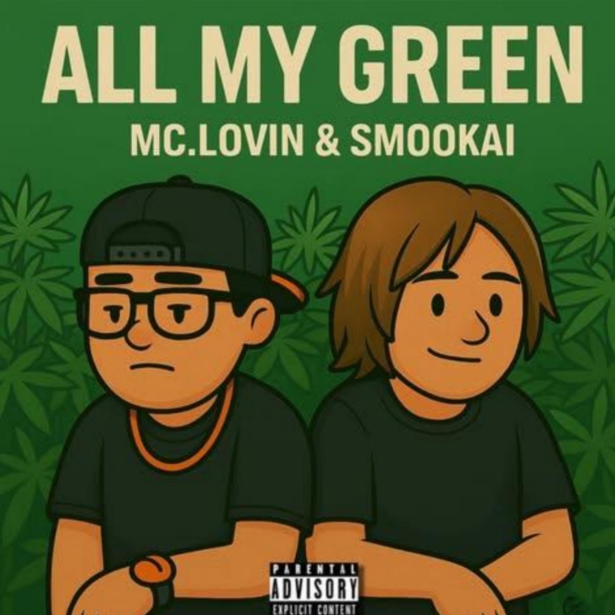 ALL MY GREEN (REMIX) [feat. SmooKai] - Single by Mc.lovin album cover