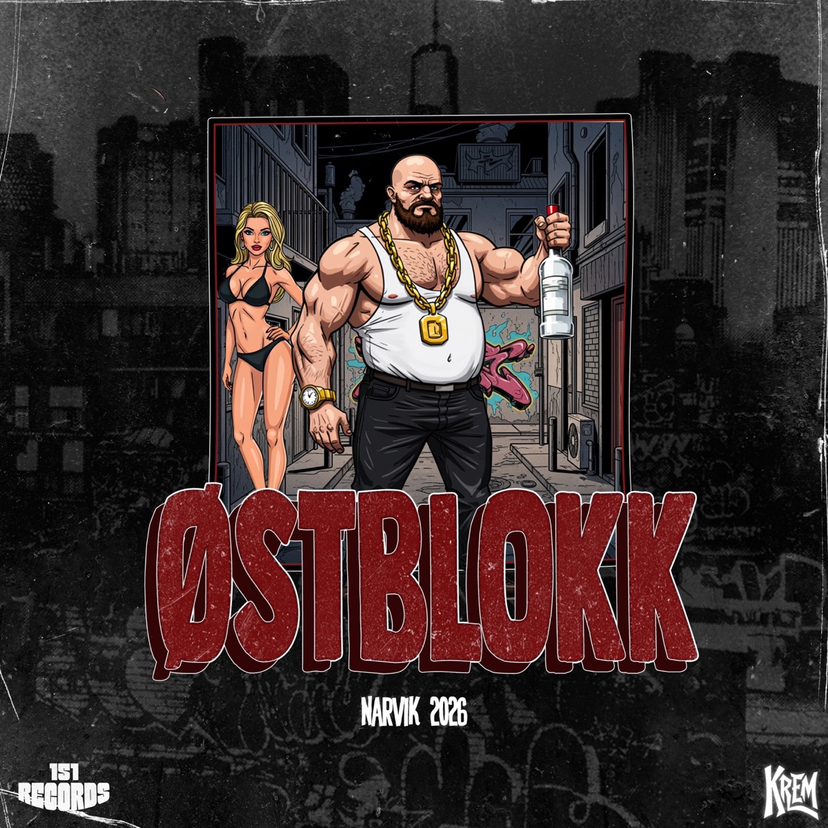 ØSTBLOKK 2026 - Single by Tiedemann & Kisen album cover