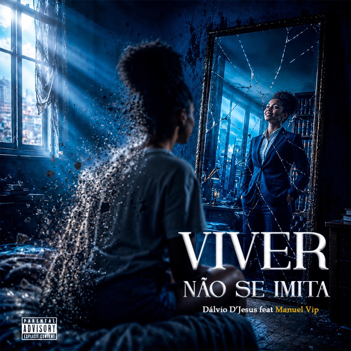 Viver Não Se Imita (feat. Manuel Vipy) - Single by Dálvio D'Jesus album cover