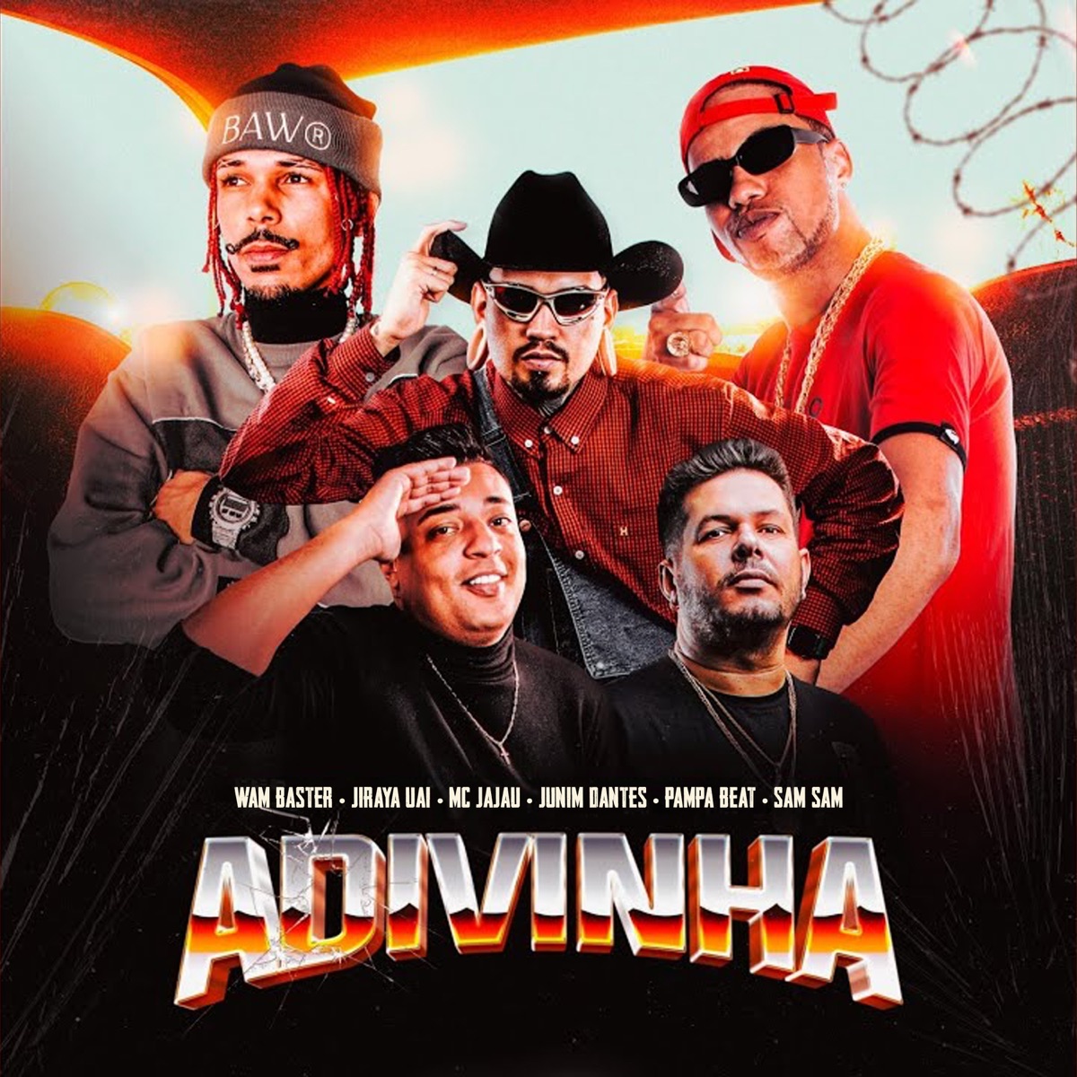 Adivinha (Remix) [feat. Mc Jajau & Pampa Beat] - Single by Wam Baster, JIRAYAUAI & Junim Dantes album cover
