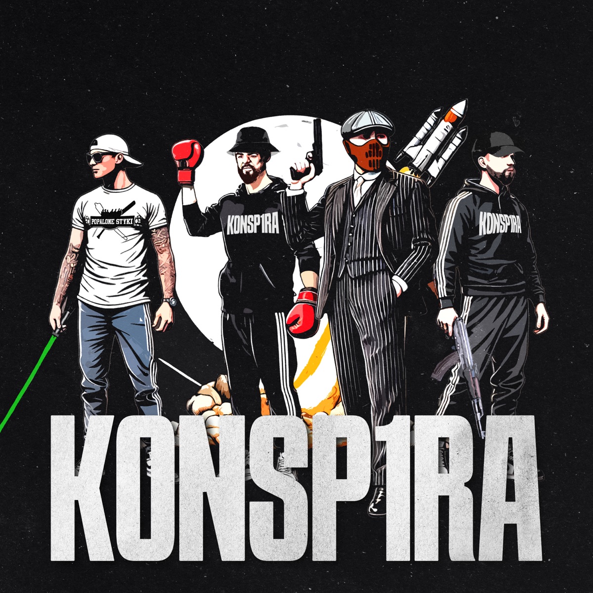 KONSP1RA - Single by Kaczor BRS, Konspira & CrackHouse album cover