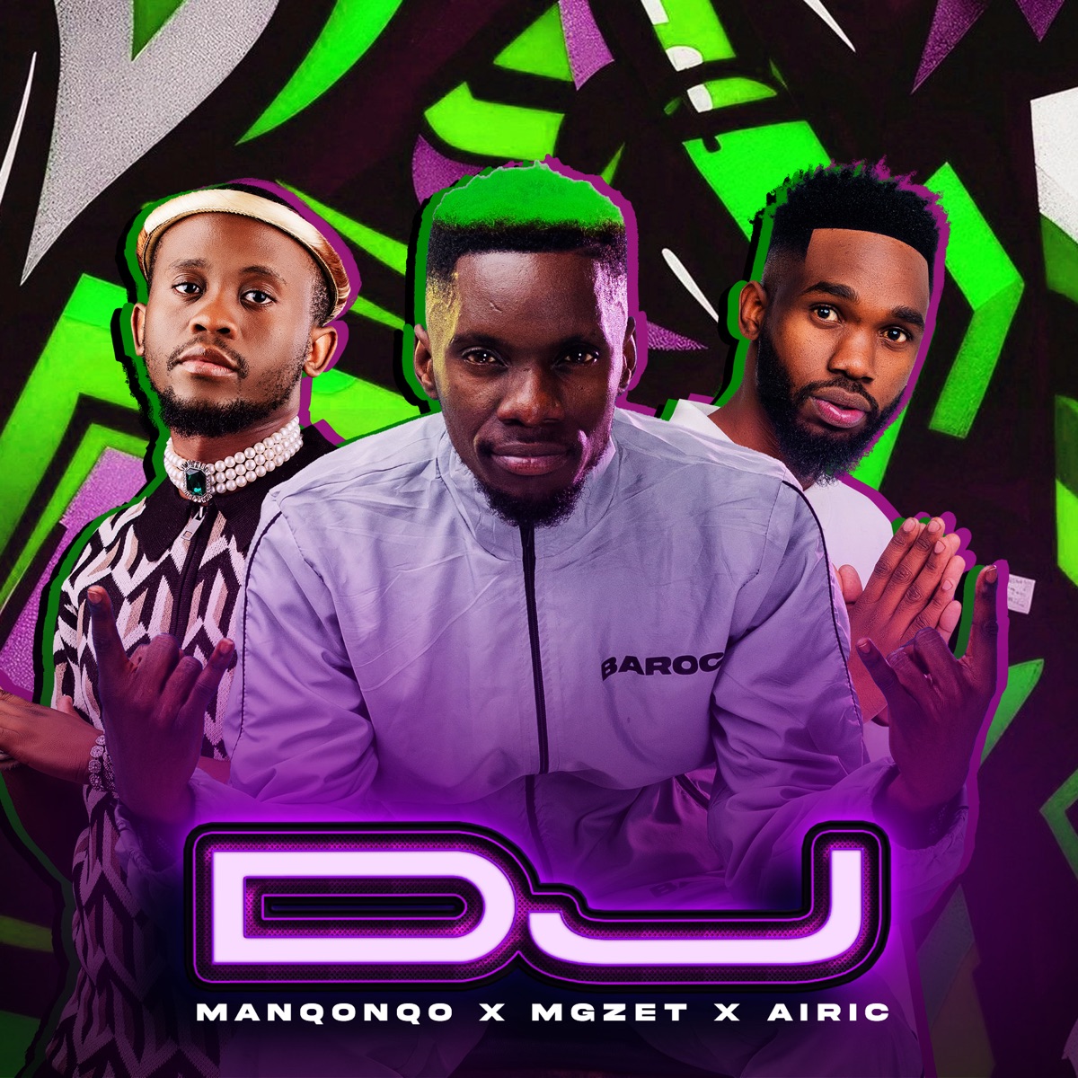 DJ - Single by Manqonqo, MGZet & Airic album cover
