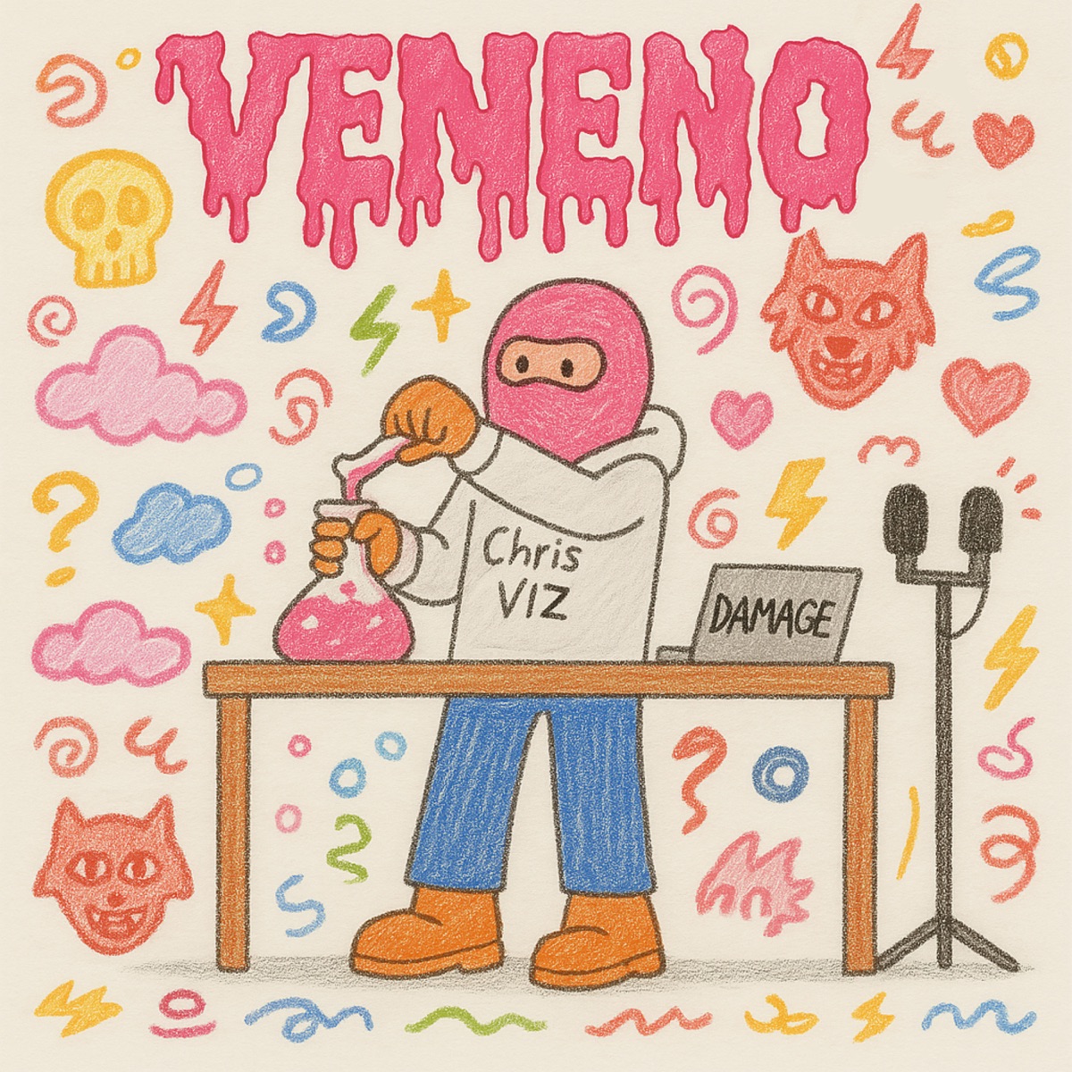 VENENO - Single by Chris Viz & DAMAGE album cover