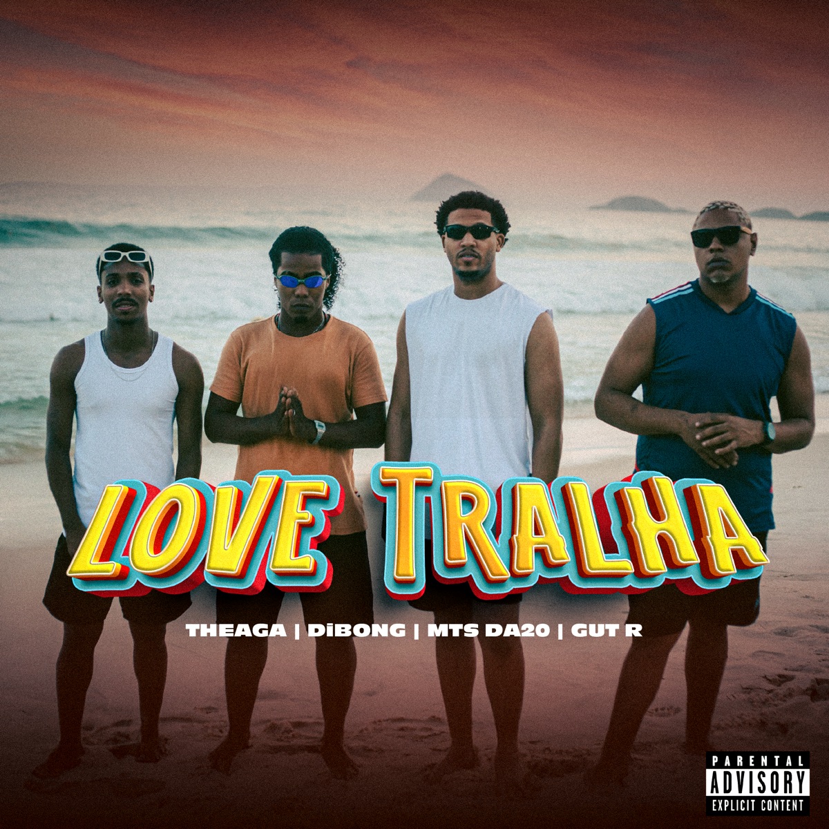 Love Tralha (feat. MTS da20, Dibong & PerilloWill) - Single by Paz Terrível Records, GUT R & THeaga album cover