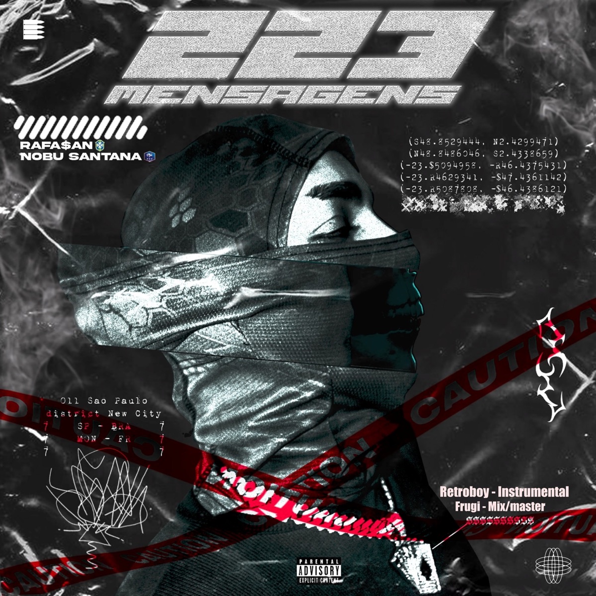 223 Mensagens (feat. Nobu_Santana, retroboy & Frugi) - Single by Rafa $an album cover