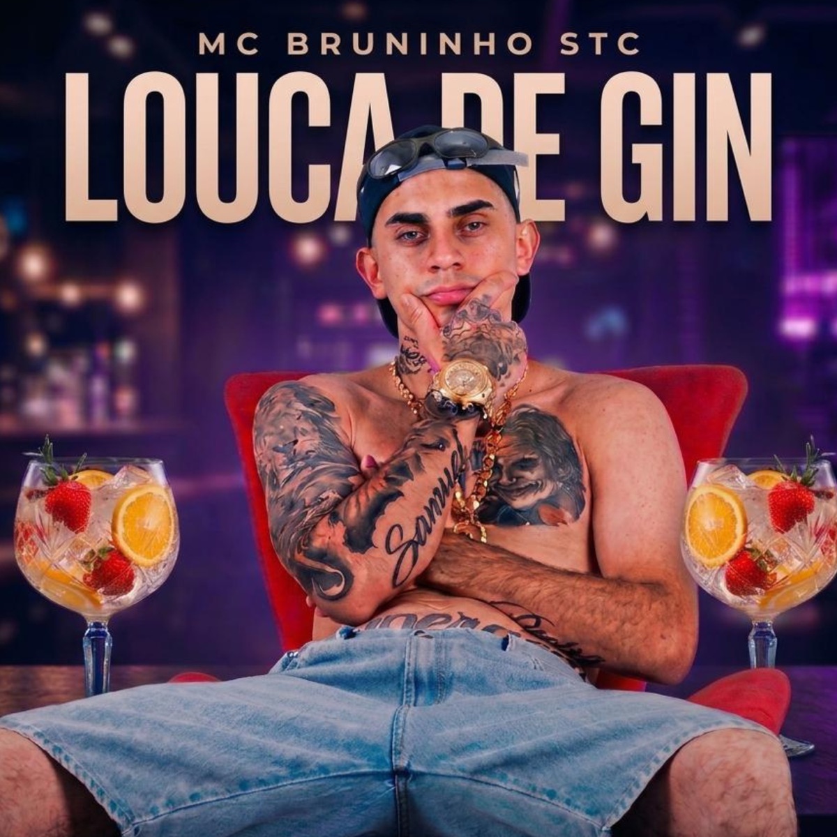 Louca de Gin - Single by MC Bruninho Stc album cover