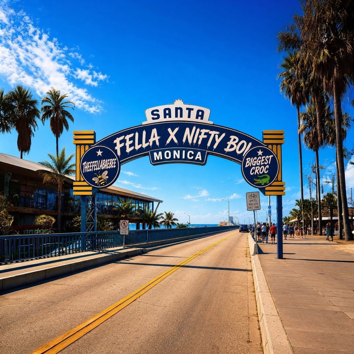 Santa Monica - Single by Theefellabaebee & Nifty Boi album cover