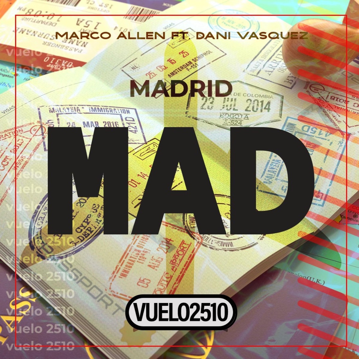 MADRID (feat. Dani Vasquez) - Single by Marco Allen album cover