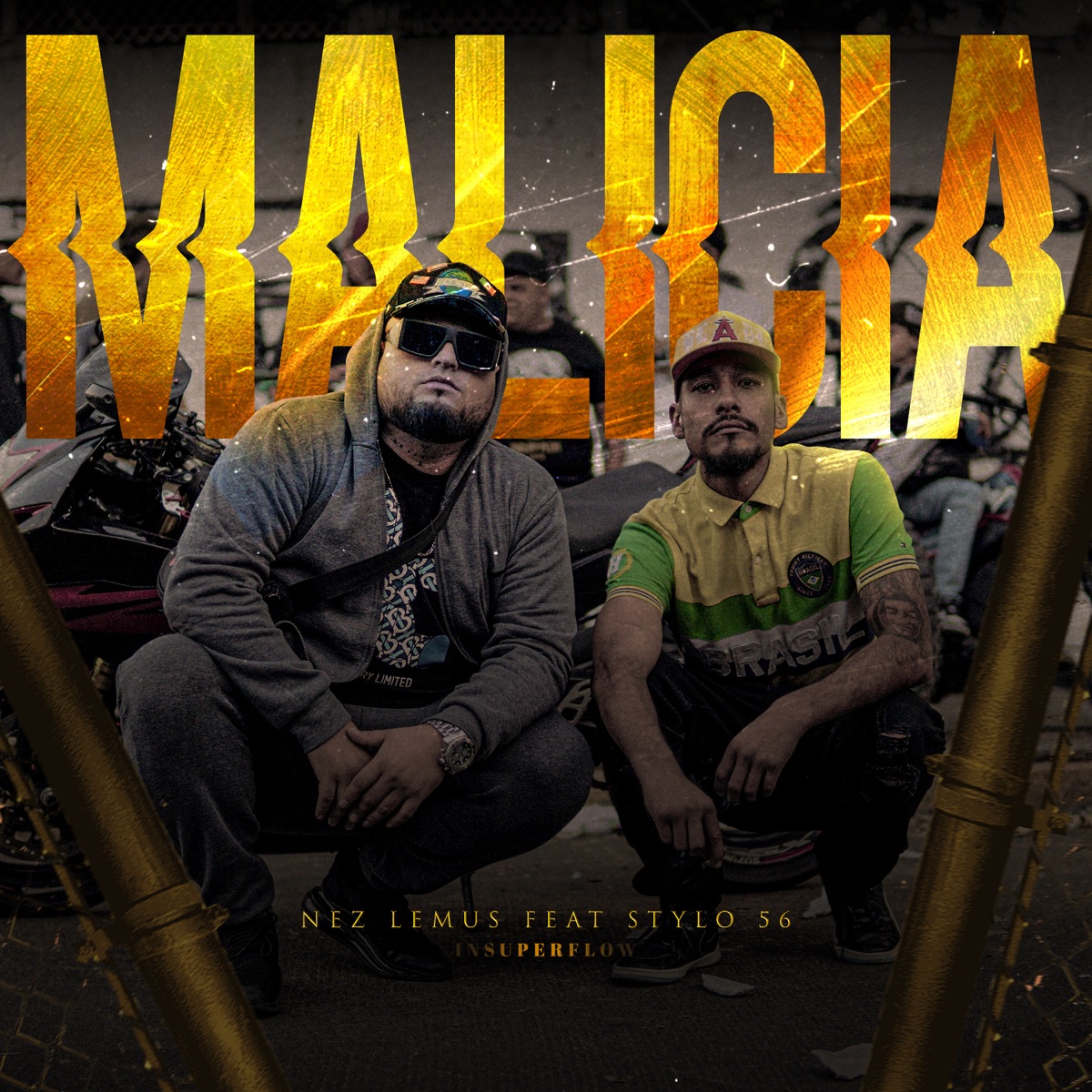 MALICIA (feat. Stylo56) - Single by Nez Lemus album cover