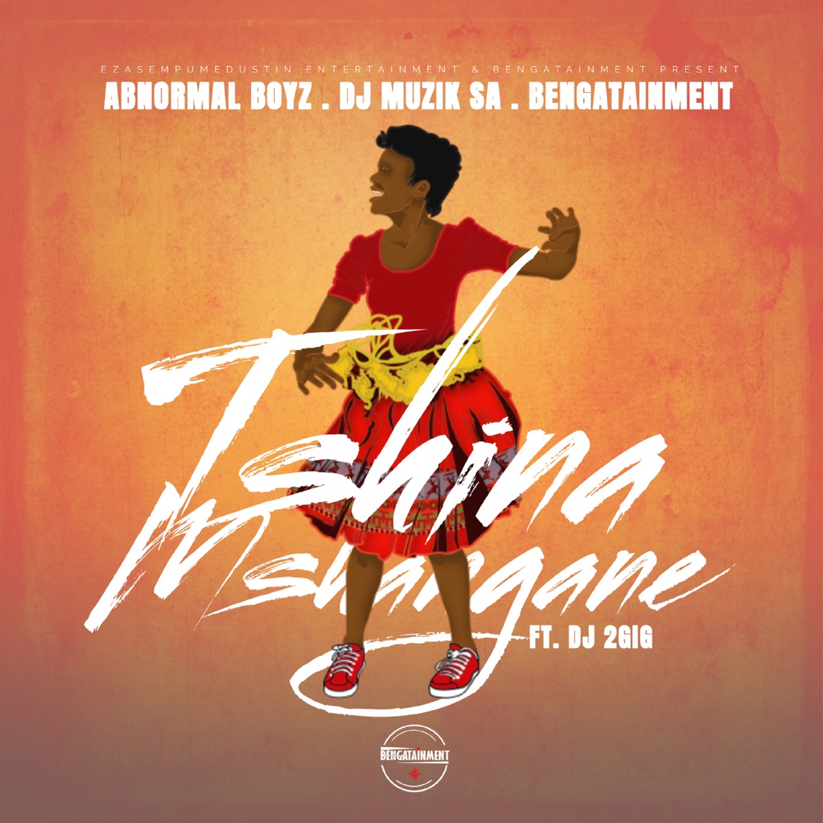 Tshina Mshangane (feat. Dj 2gig) [Radio Edit] - Single by DJ Muzik Sa, Abnormal Boyz & DJ TPZ album cover