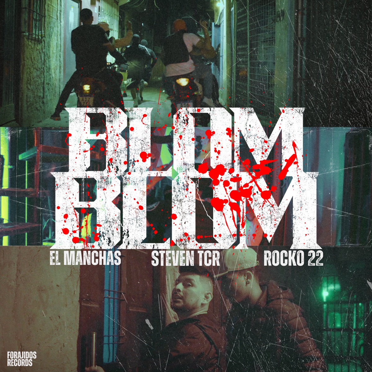 Blom Blom (feat. Rocko22) - Single by Forajidos Records, EL MANCHAS & Steven TCR album cover
