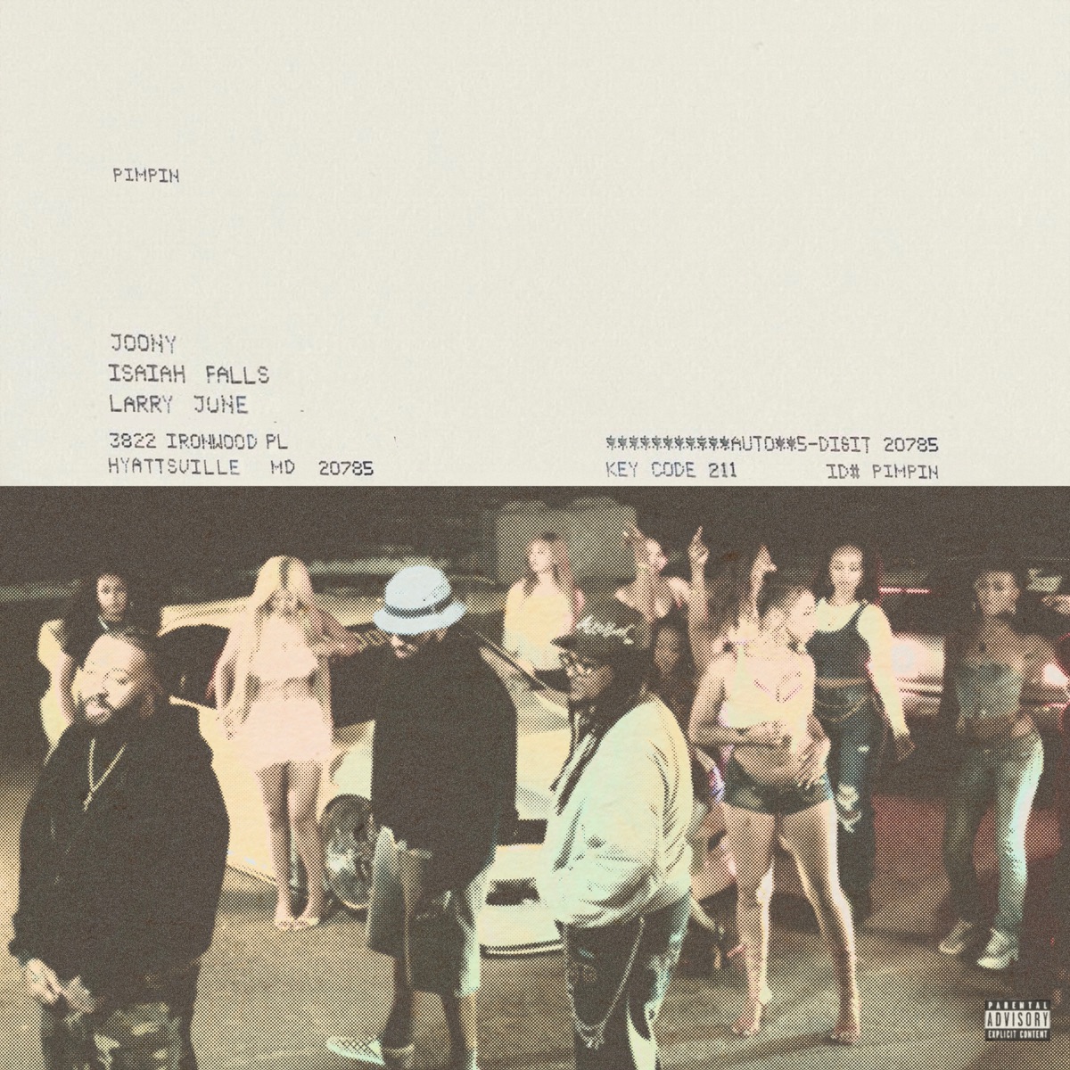 PIMPIN' (feat. Larry June) - Single by Joony & Isaiah Falls album cover artwork