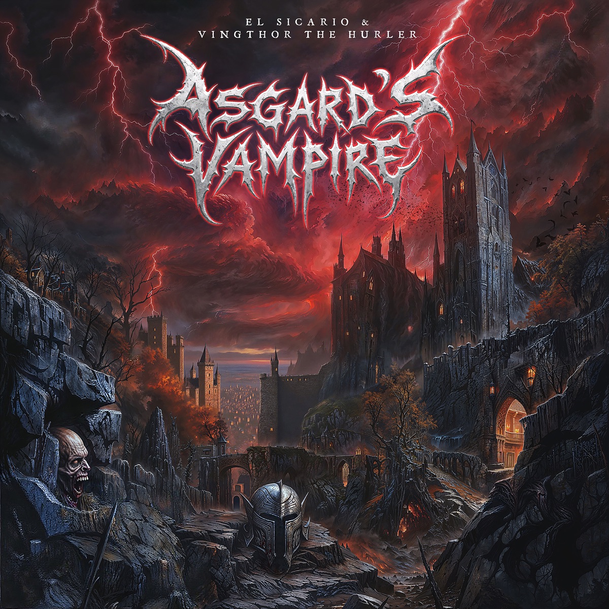 Asgard's Vampire - EP by El Sicario & Vingthor the Hurler album cover