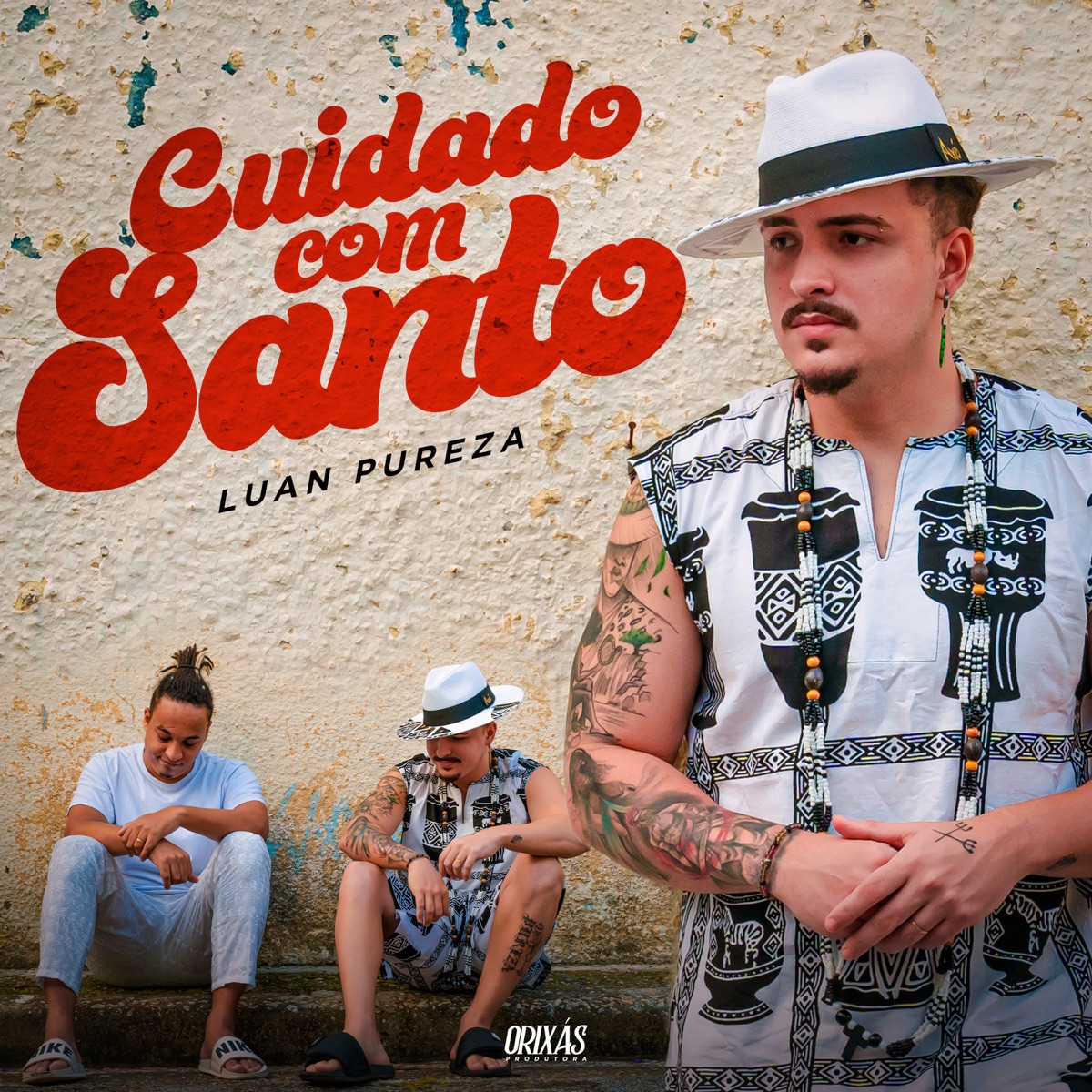 Cuidado com Santo - Single by Luan Pureza, ORIXÁS & D-Hit album cover