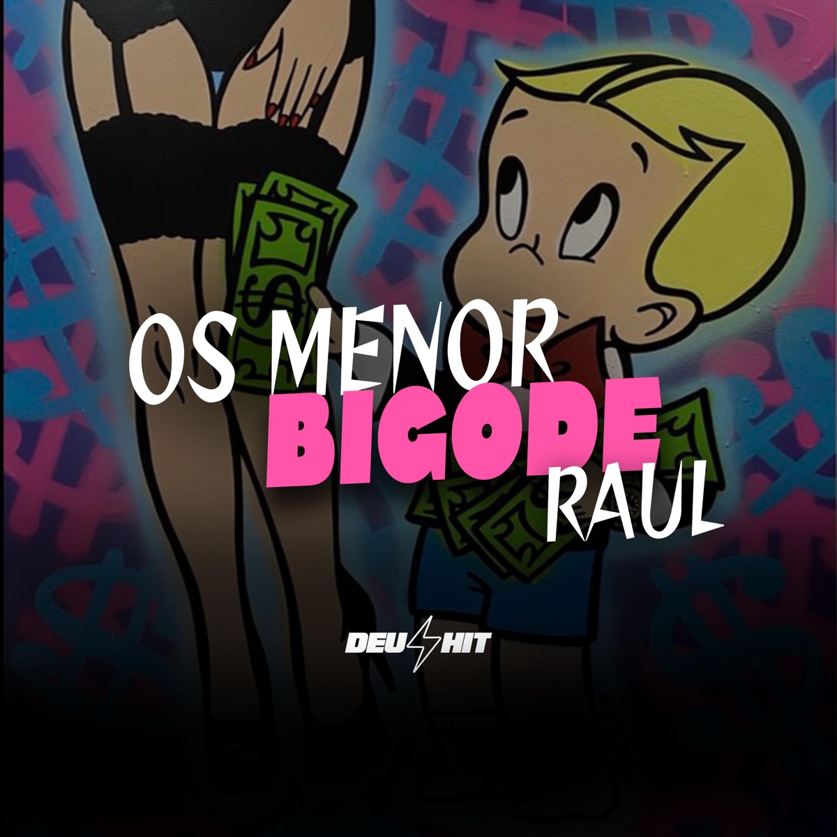 Os Menor Bigode Raul - Single by DJ DAVI DA DZ7 & MC Vuiziki album cover