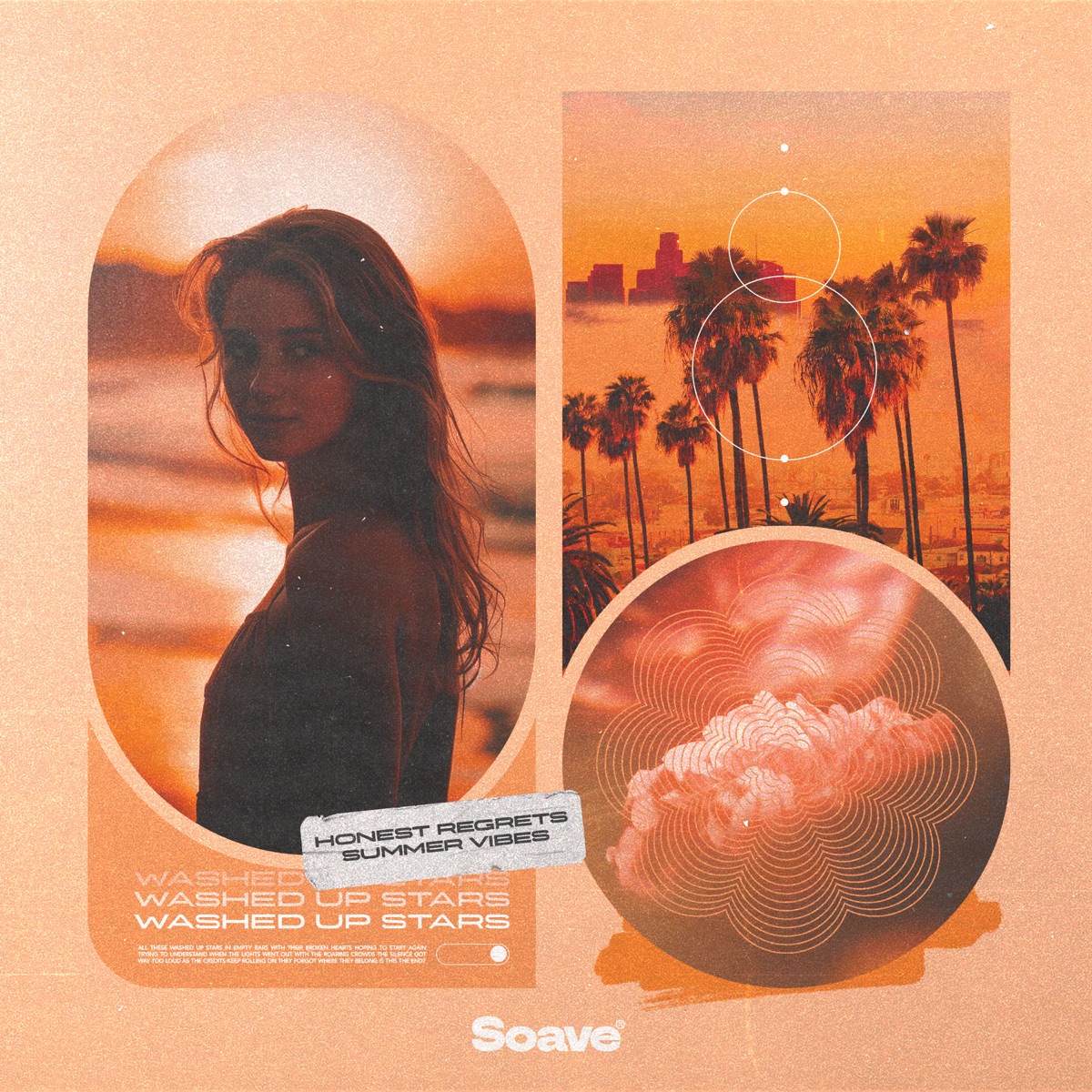 Washed Up Stars - Single by Honest Regrets & Summer Vibes album cover