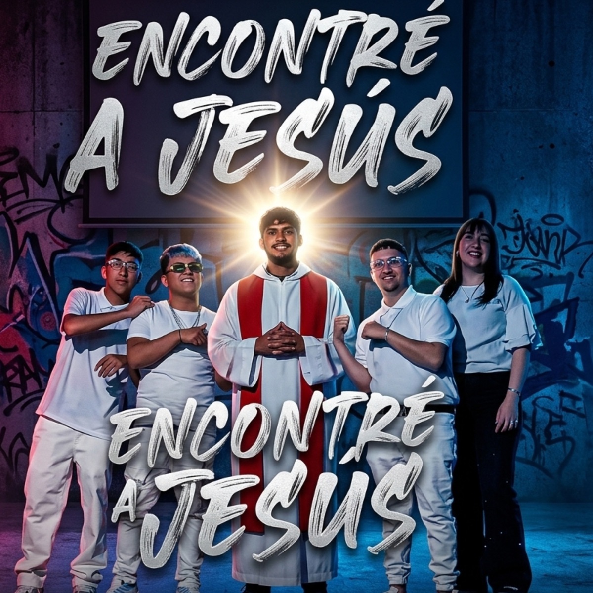 Encontré a Jesús (feat. King Kriss & Sarai) - Single by El mata gigante & el javi laburante pero flayte album cover