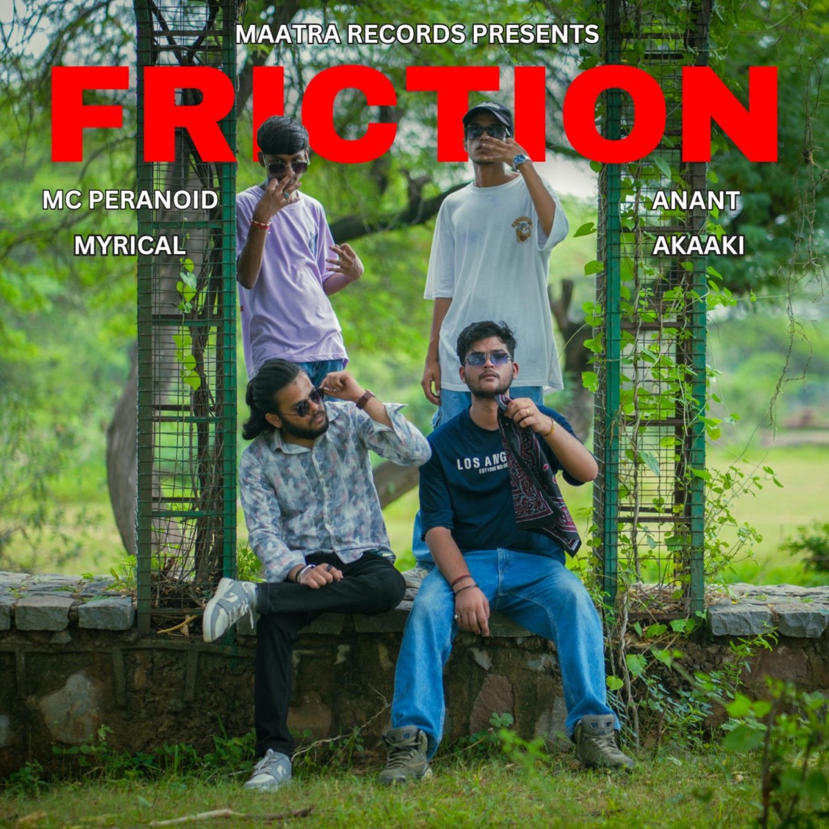 FRICTION - Single by Mc Peranoid, Anant hun mein, Myrical & Akaaki album cover