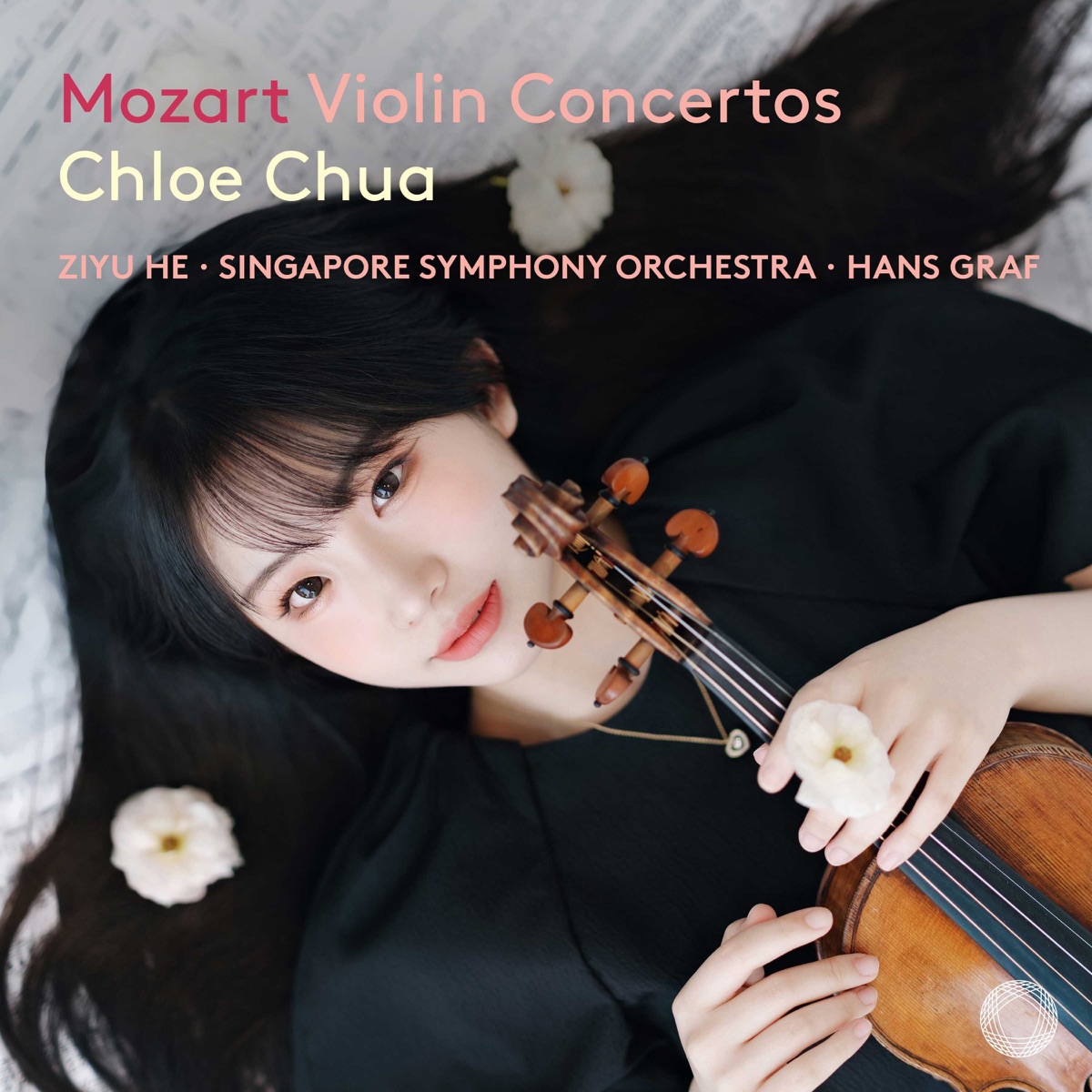 Mozart: Violin Concertos by Chloe Chua, Ziyu He, Singapore Symphony Orchestra & Hans Graf album cover