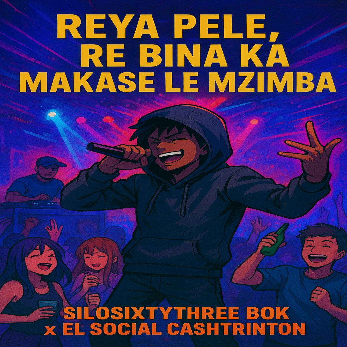Reya Pele, Ka Makase le Mzimba (feat. El Social Cashtrinton) [Different vocal Mix] - Single by SiloSixtythree Bok album cover