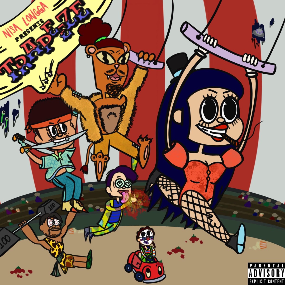 Trapeeze (feat. David Ira, Carl Angelo, Meta4us & Kazashima) - Single by Nisa Longga album cover