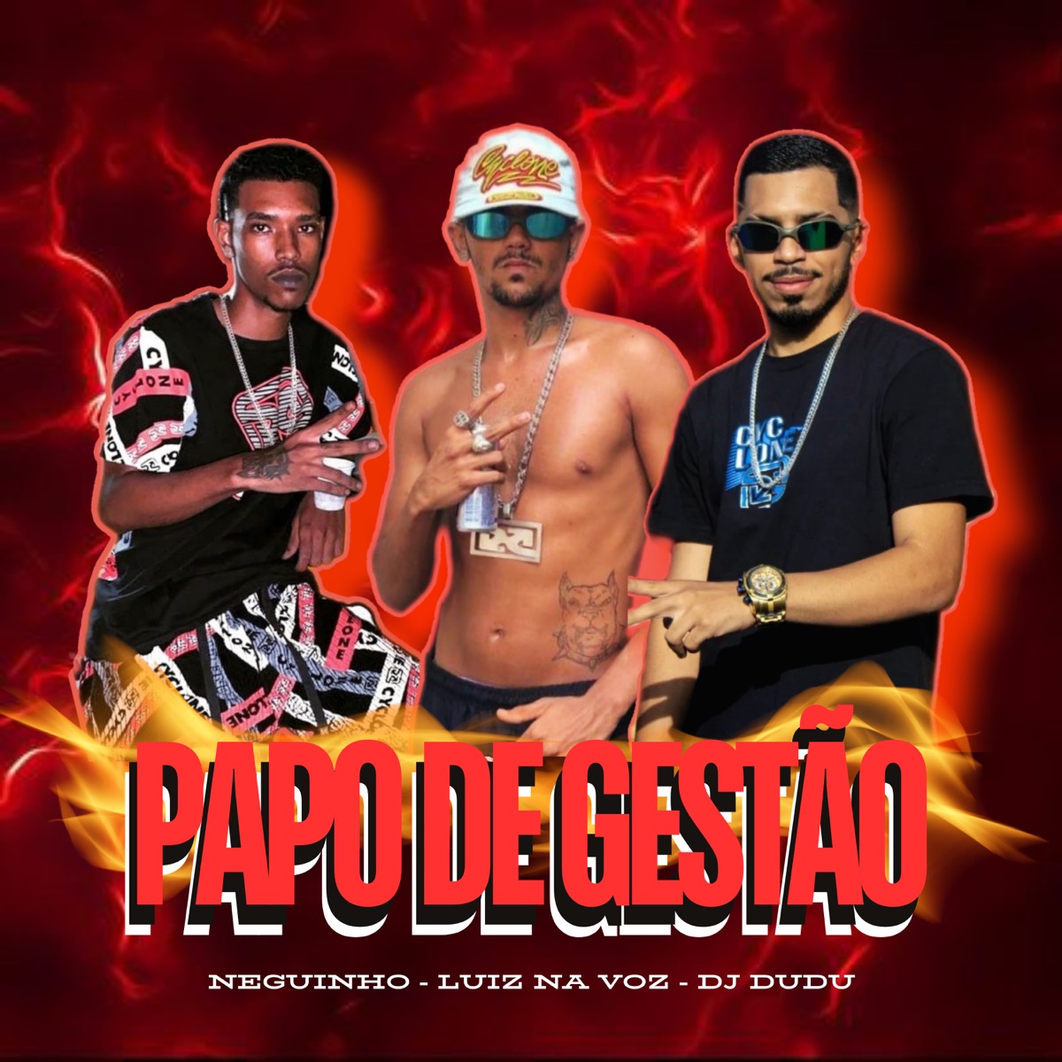 Papo de Gestão - Single by DUDU DJ, LUIZ NA VOZ & NEGUINHO album cover