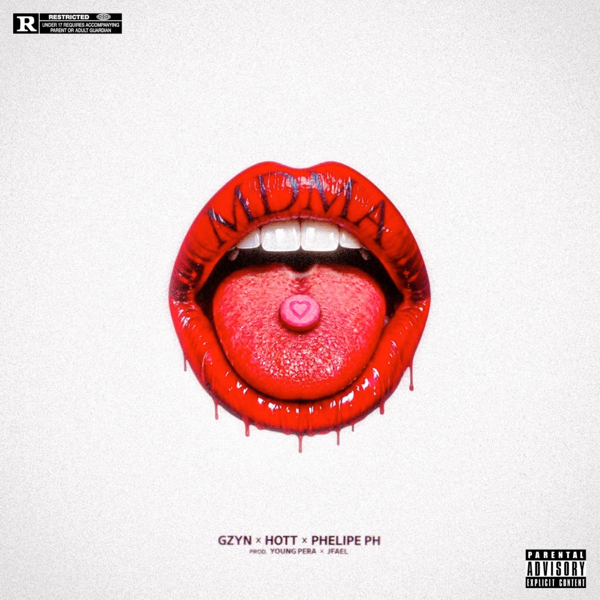 MDMA (feat. Young Pera) - Single by JFAEL, Gzyn, Vinicius Hott & Phelipe_Ph album cover