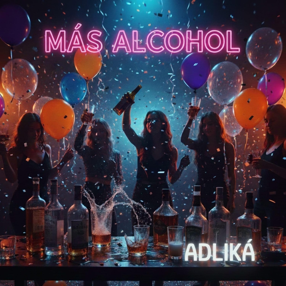 Mas Alcohol - Single by ADLIKA album cover