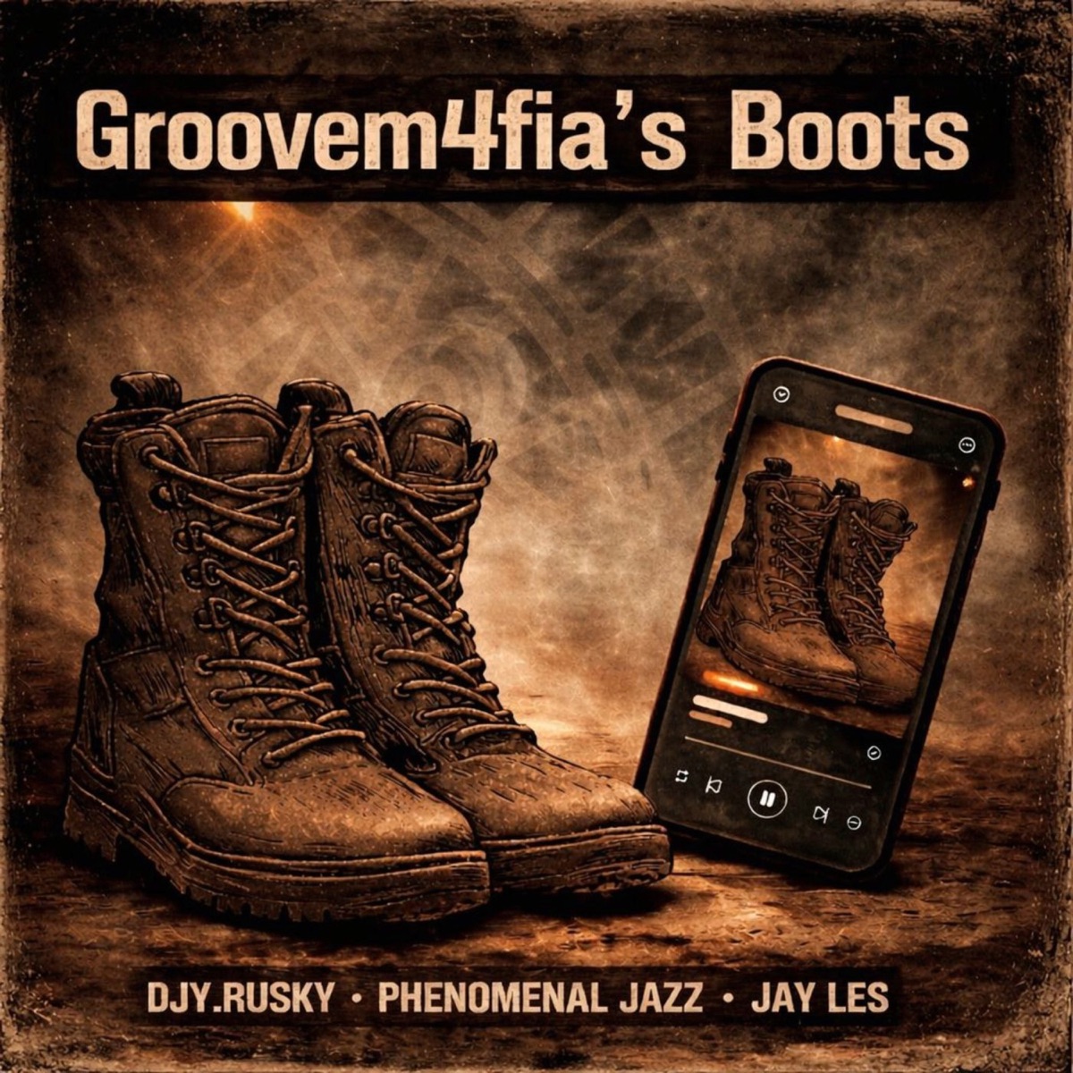 Groovem4Fia's Boots - Single by Djy.rusky, Jay Les & Phenomenal Jazz album cover